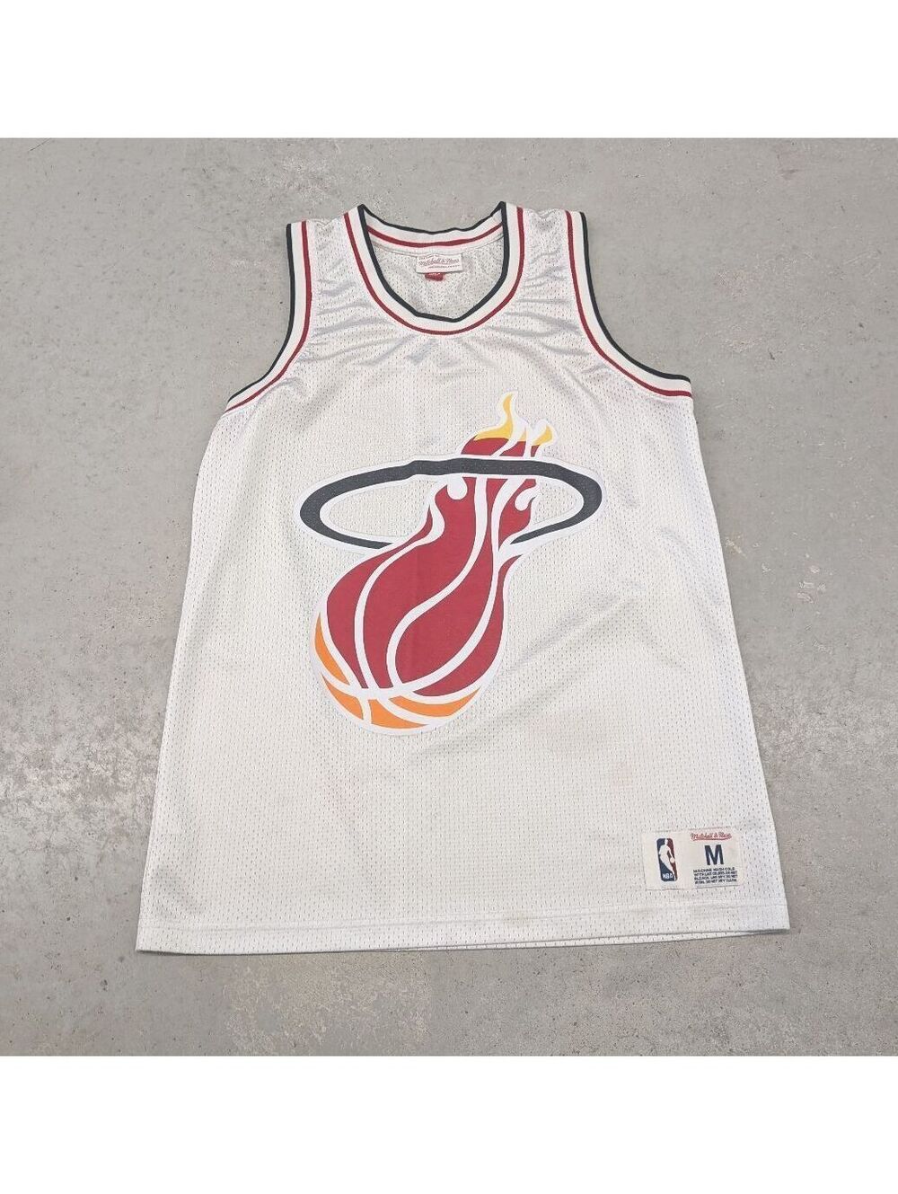 Mitchell & Ness Miami Heat NBA White Jersey